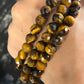 Faceted Tiger’s Eye Bracelets