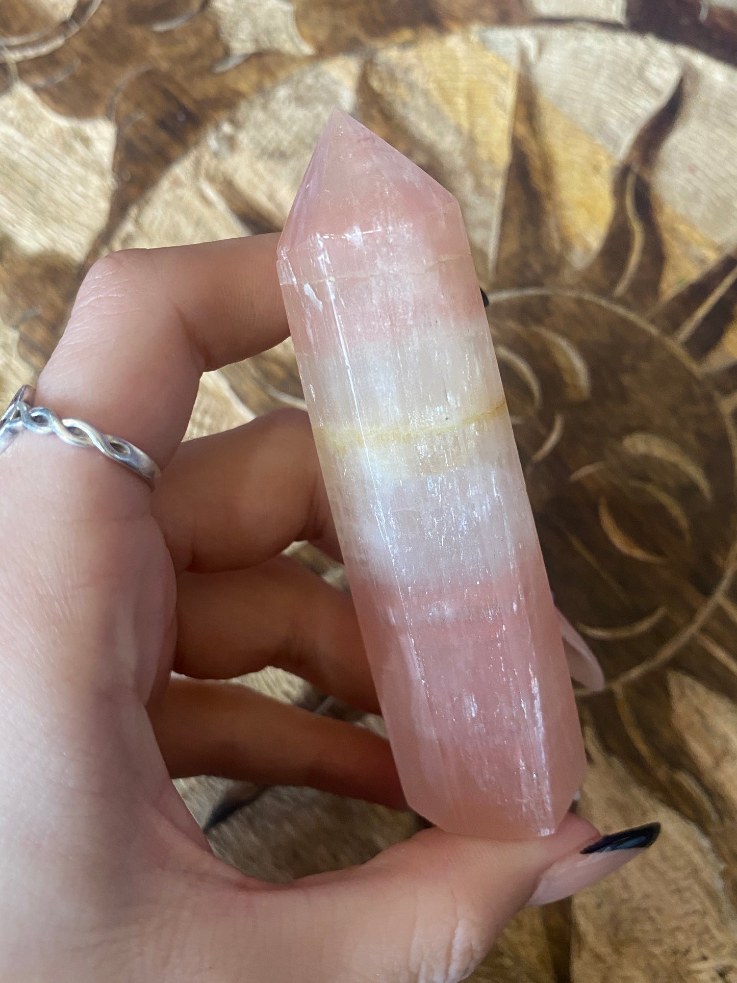 Strawberry Calcite Towers (set 2/2)