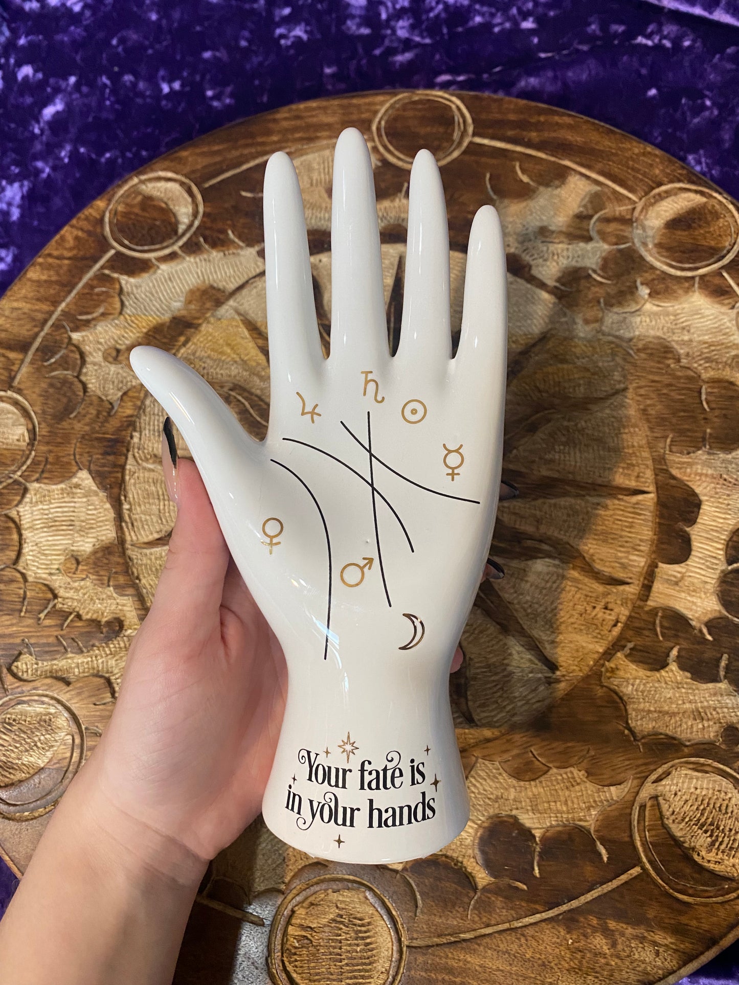 White Palmistry Hand