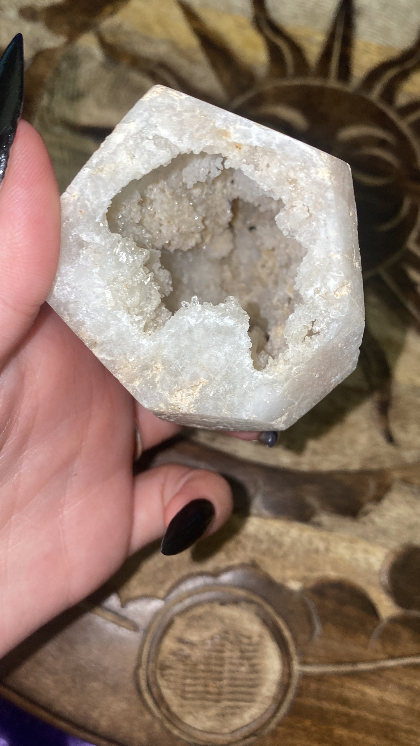 2” White Druzy Quartz Points