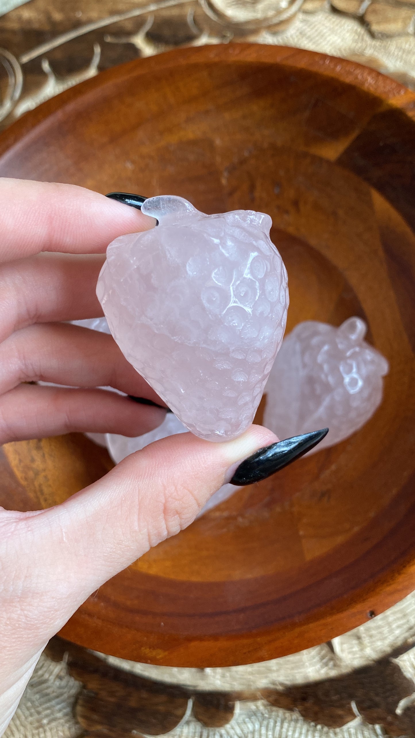 Rose Quartz Strawberries 🍓