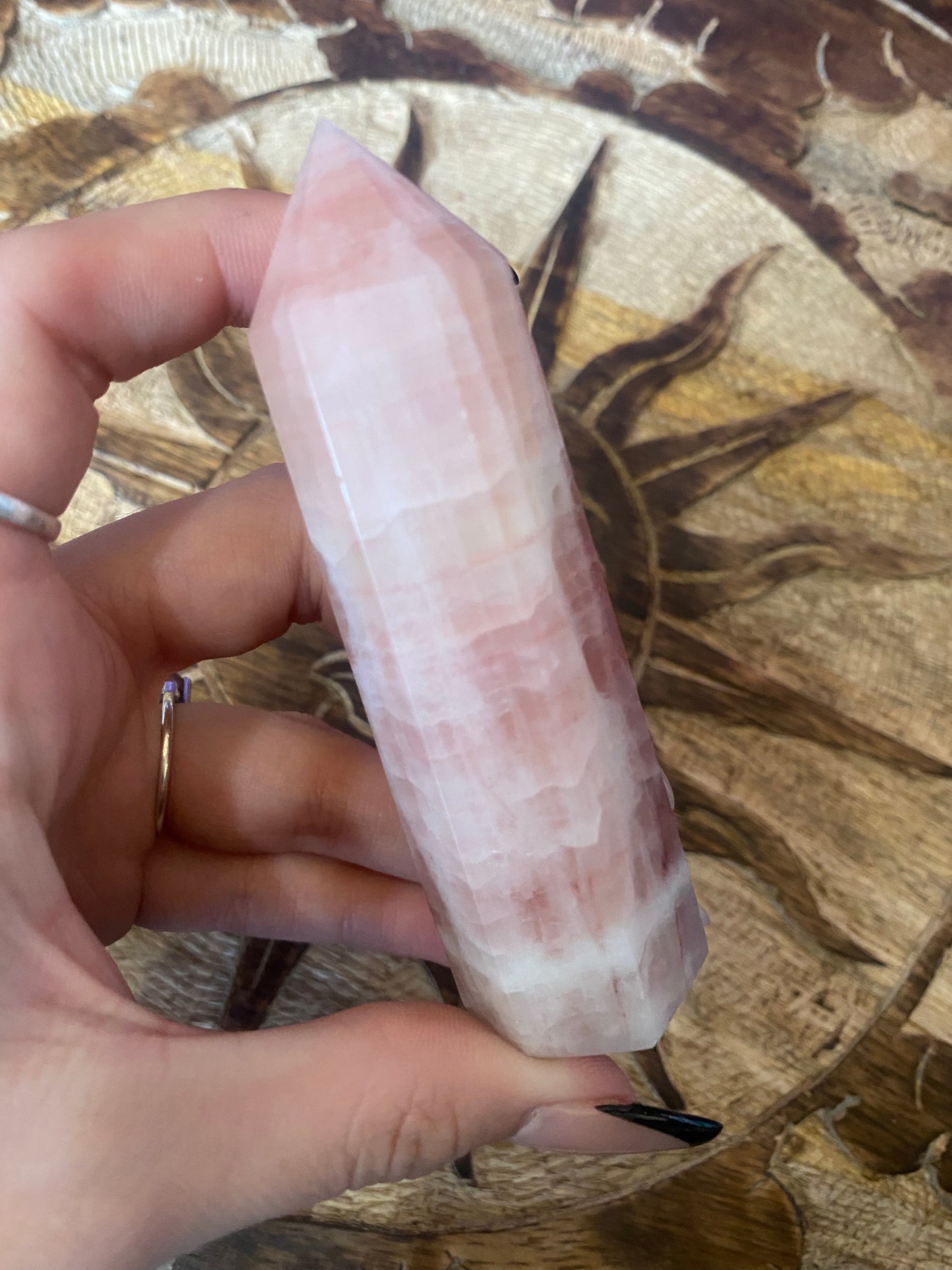 Strawberry Calcite Towers (set 2/2)