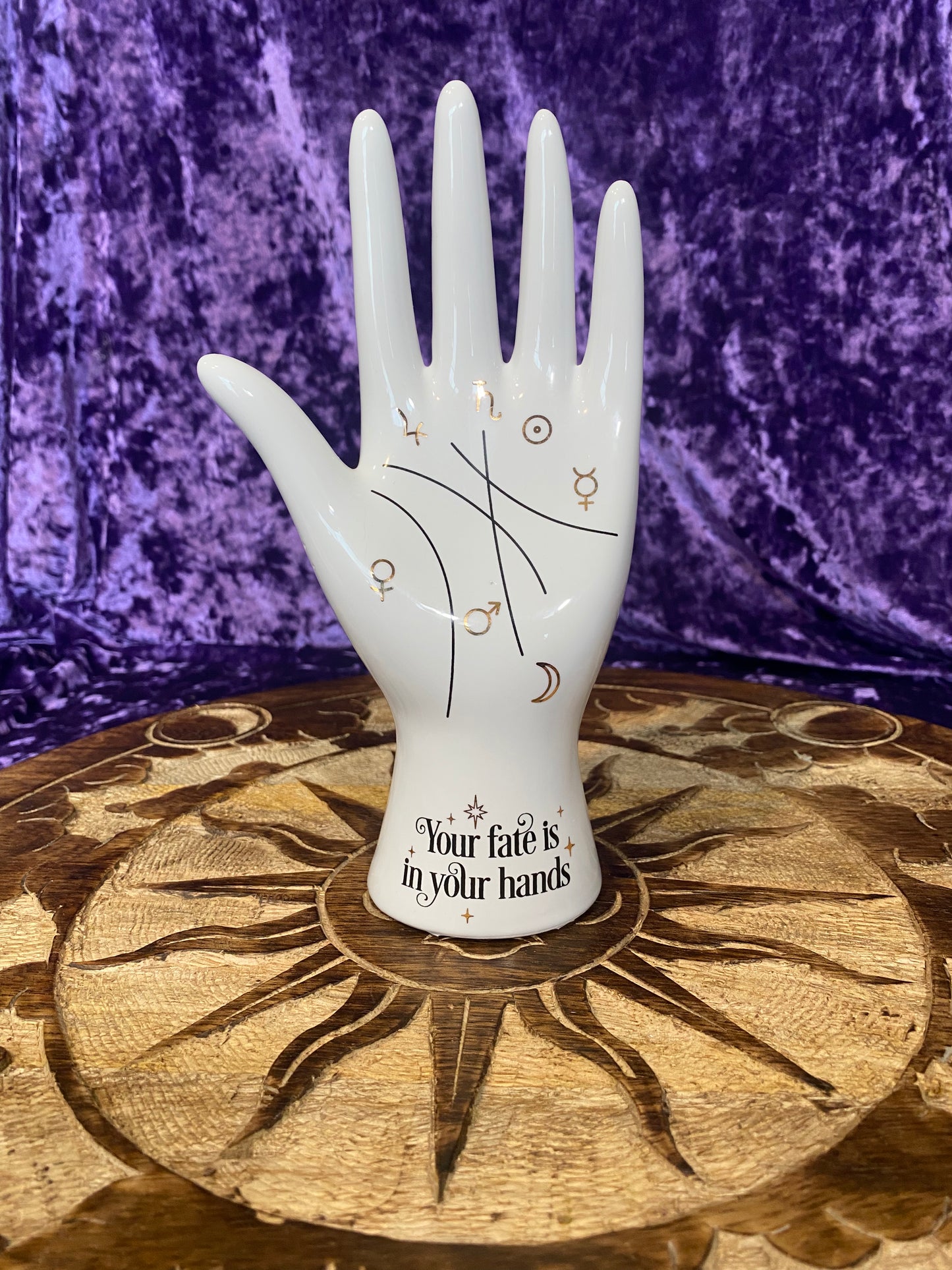 White Palmistry Hand