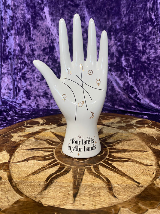 White Palmistry Hand