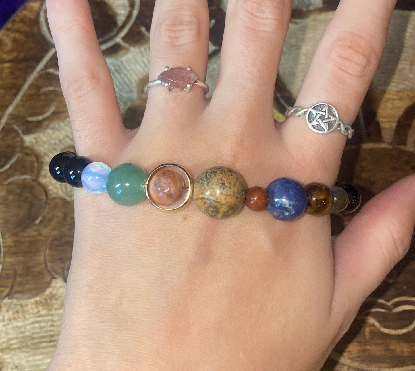 Solar System Crystal Bracelets