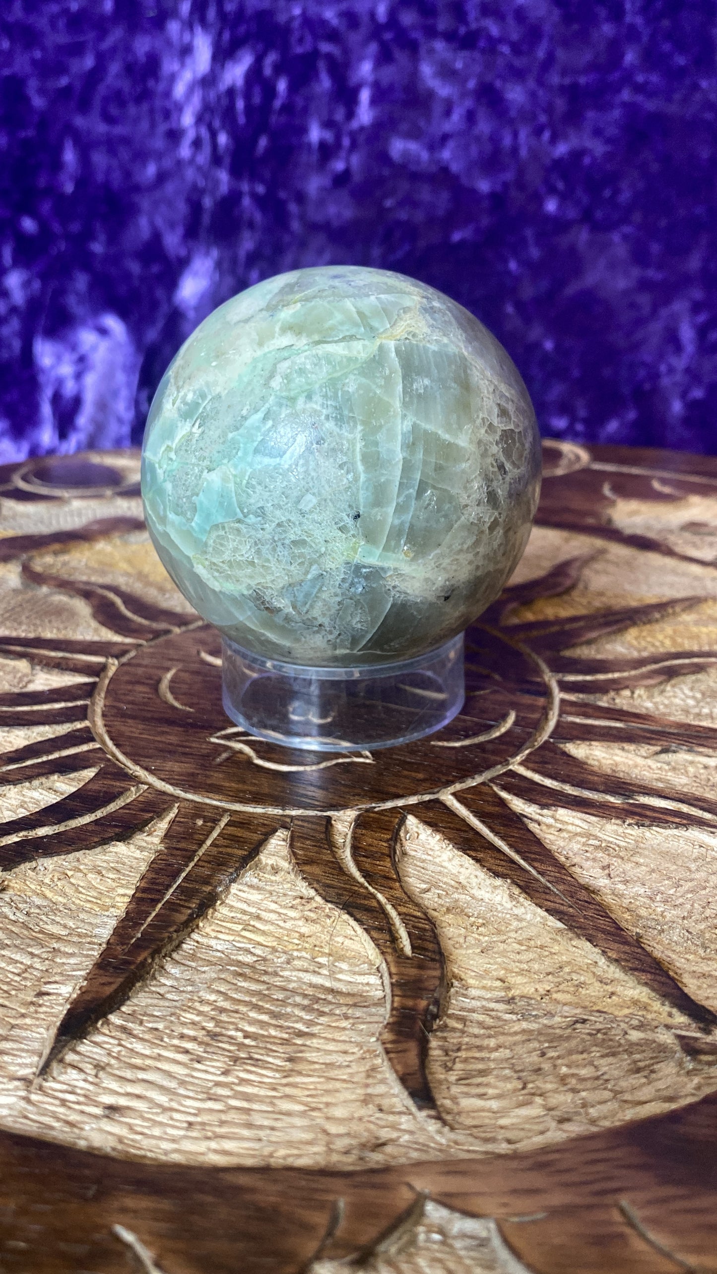 Green Moonstone Sphere