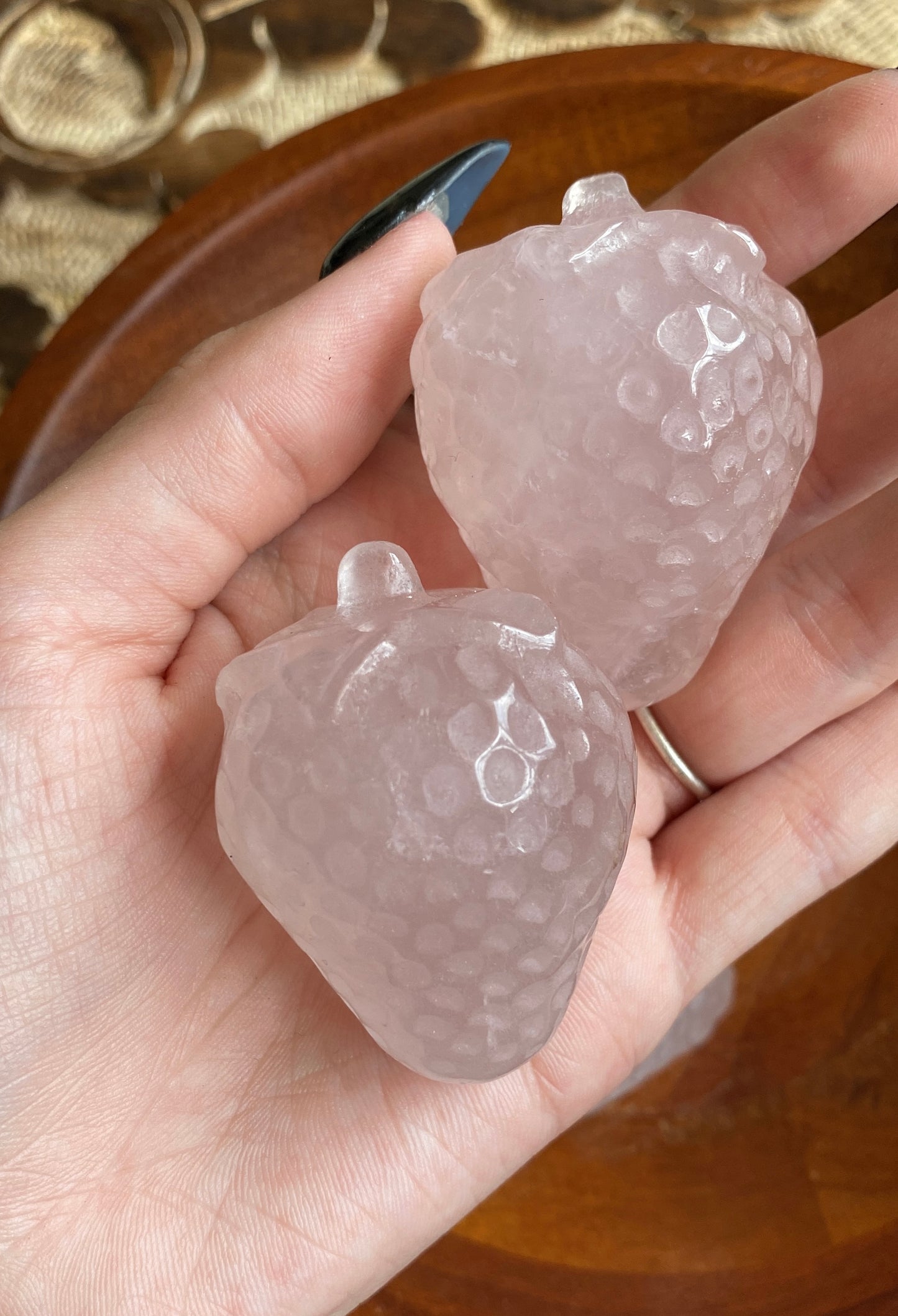 Rose Quartz Strawberries 🍓