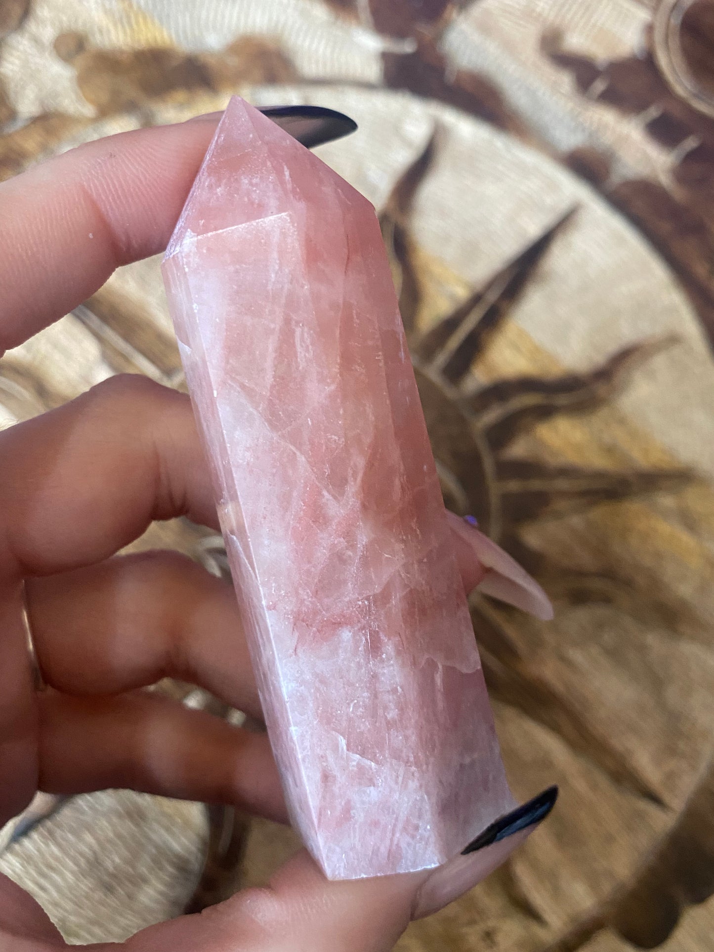 Strawberry Calcite Towers (set 2/2)