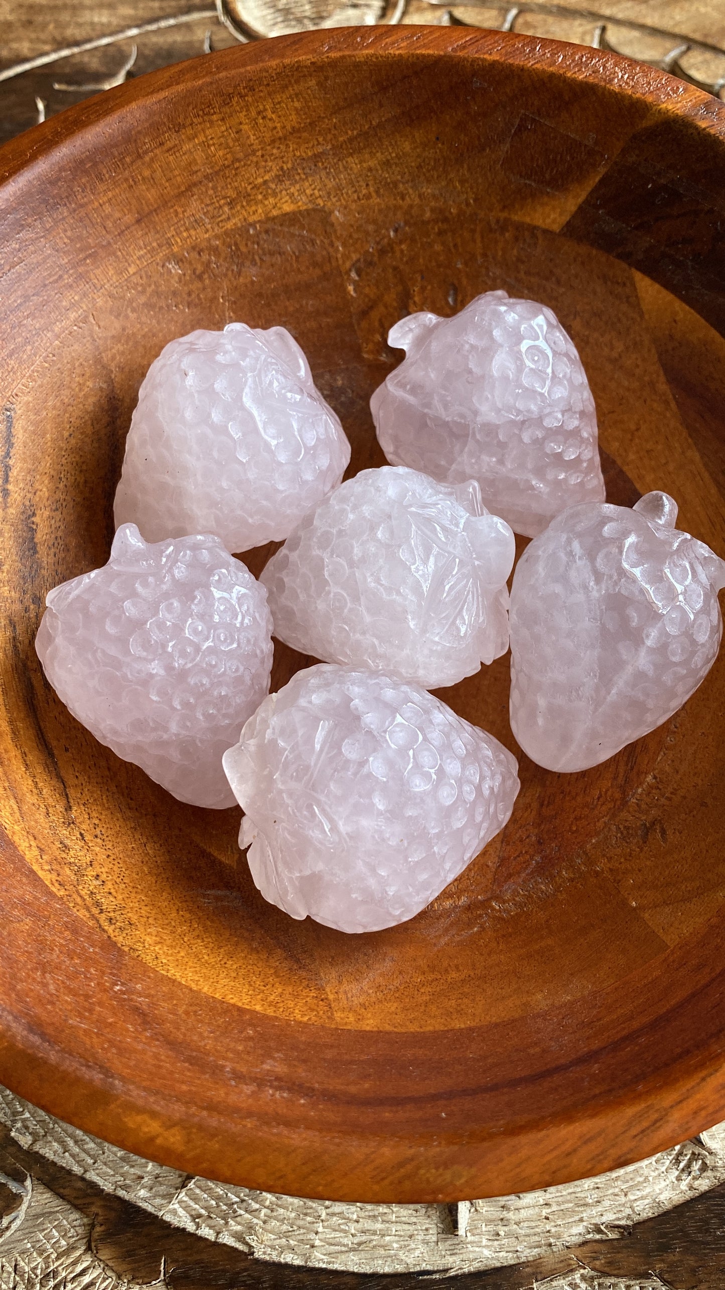 Rose Quartz Strawberries 🍓